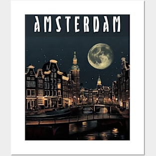 amsterdam netherlands skynight Posters and Art